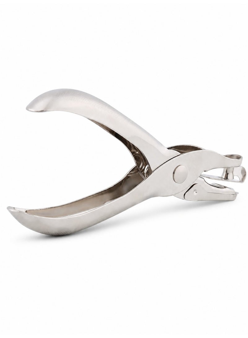 Handheld Single Hole Metal Punch, 6mm Round Hole Punch Tool, Multi-functional Manual Punch Pliers for Paper, Cards, Scrapbooking and Ticket Marking, Essential for Office, Crafts, and Home Use - Image 5