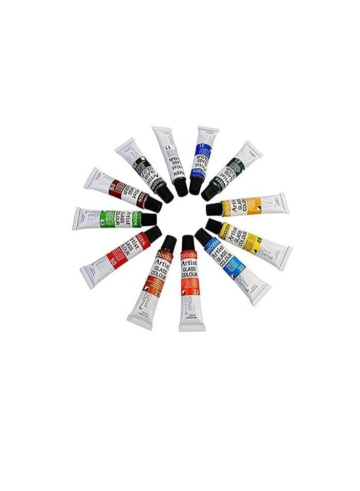 Dozen Glass Colors Studio 12 x 12 ml - Image 2