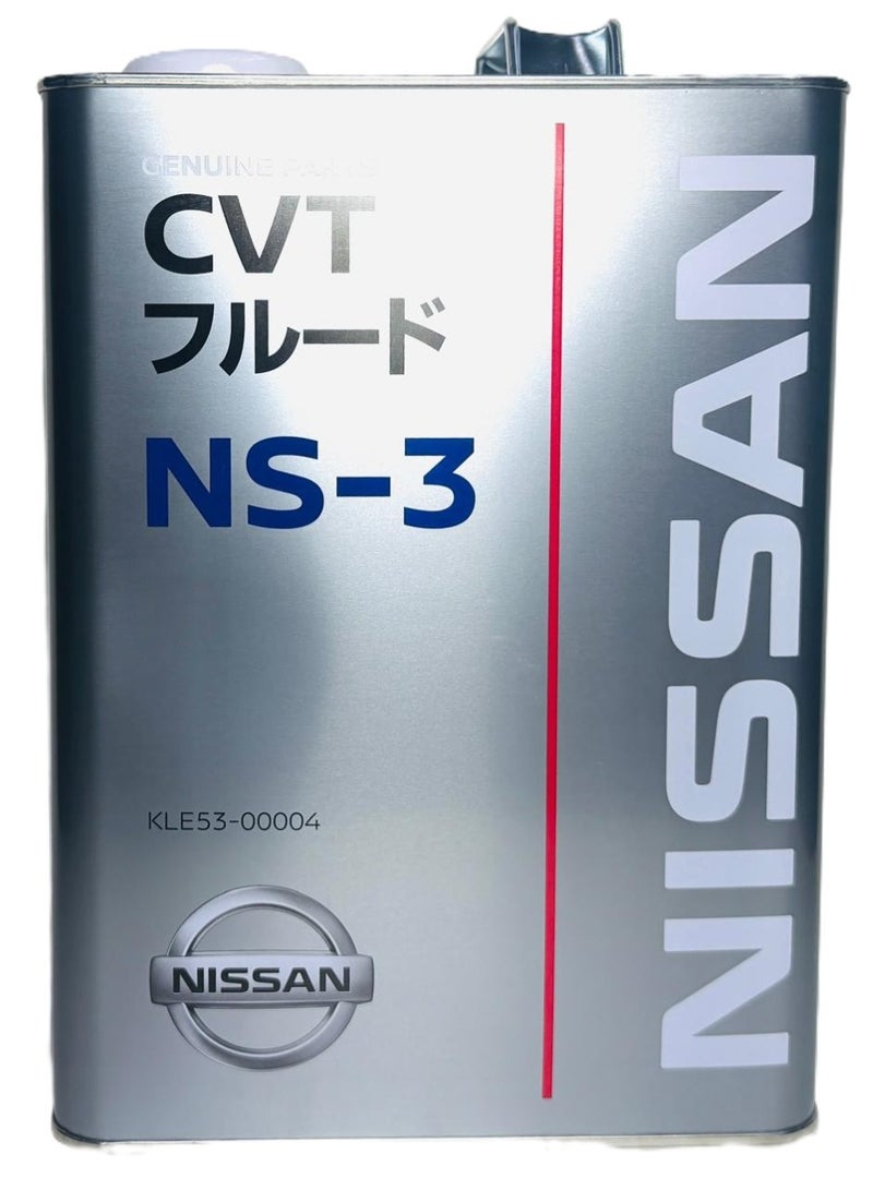 Nissan CVT NS-3 Genuine Automatic Transmission Fluid 4Ltr - Image 1