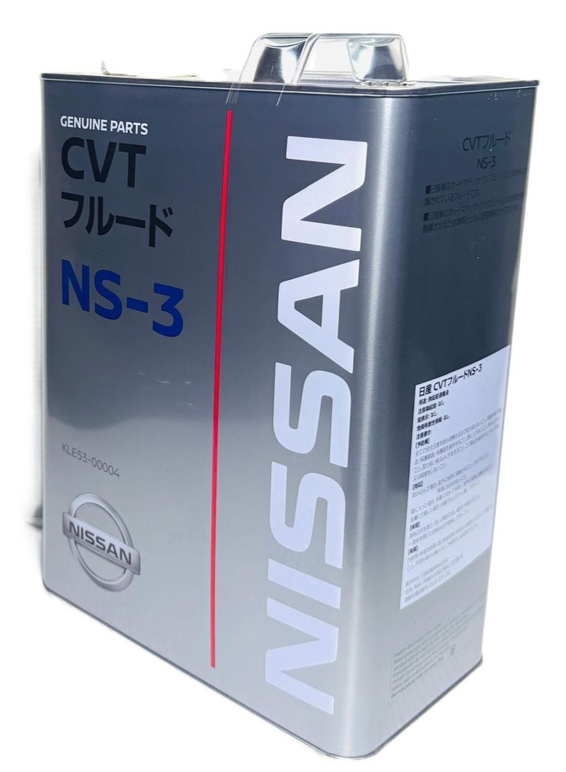 Nissan CVT NS-3 Genuine Automatic Transmission Fluid 4Ltr - Image 2