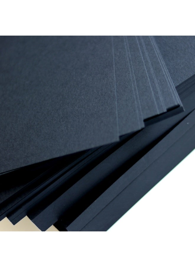 firstnock Color Card Paper Black, A4 - 20 Sheets - 250GSM Thick Colored Card Stock - Premium Craft Paper for DIY, Invitations, Arts & Crafts and Printing - Image 4