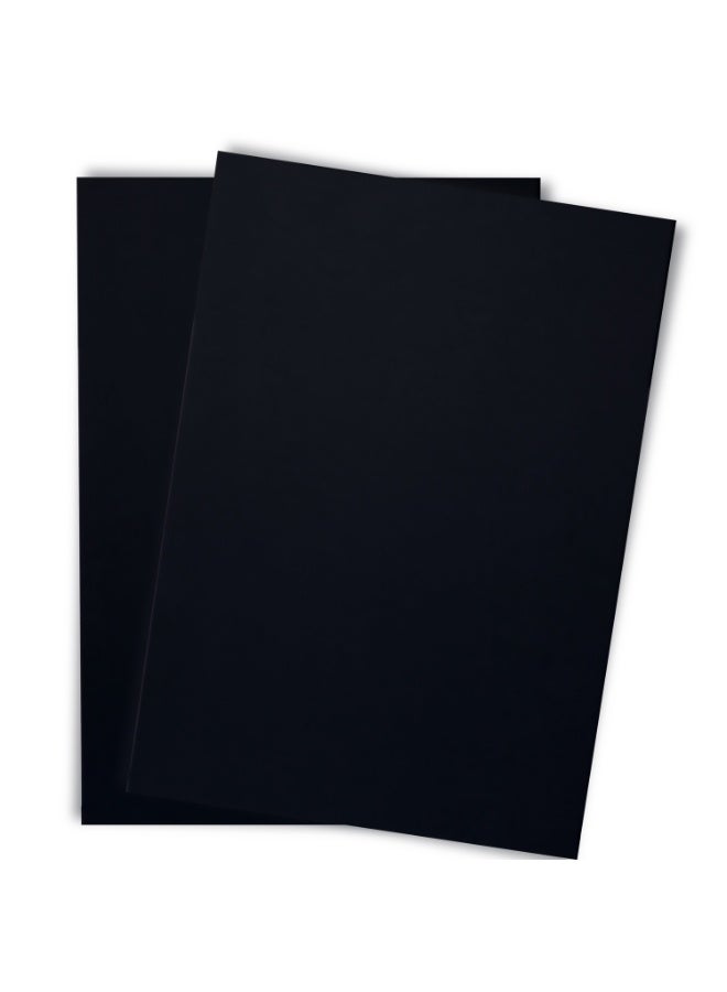 firstnock Color Card Paper Black, A4 - 20 Sheets - 250GSM Thick Colored Card Stock - Premium Craft Paper for DIY, Invitations, Arts & Crafts and Printing - Image 3