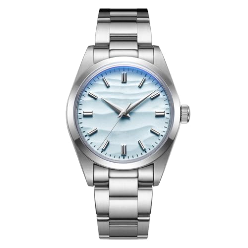 ADDIESDIVE Blue Watches for Men Sterile AD2030 Elegant Business Wrist Watches 100 M Waterproof Dive Watches for Men - Image 1