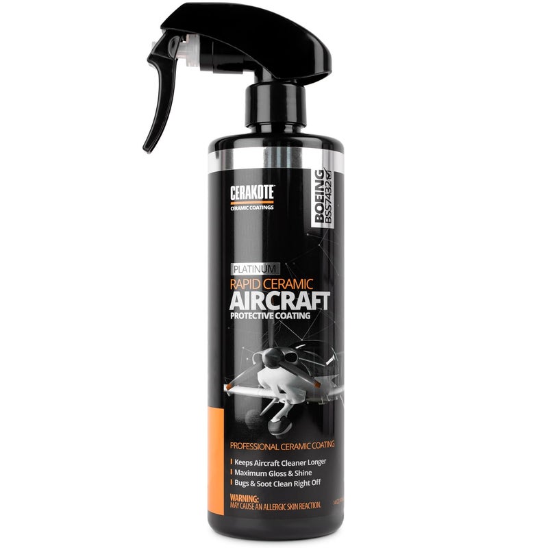 Cerakote Rapid Ceramic Aircraft Protective Coating (14 oz.) - Aviation Grade Ceramic Protection - Quick and Easy Application - Keep Aircraft Cleaner Longer - Image 1