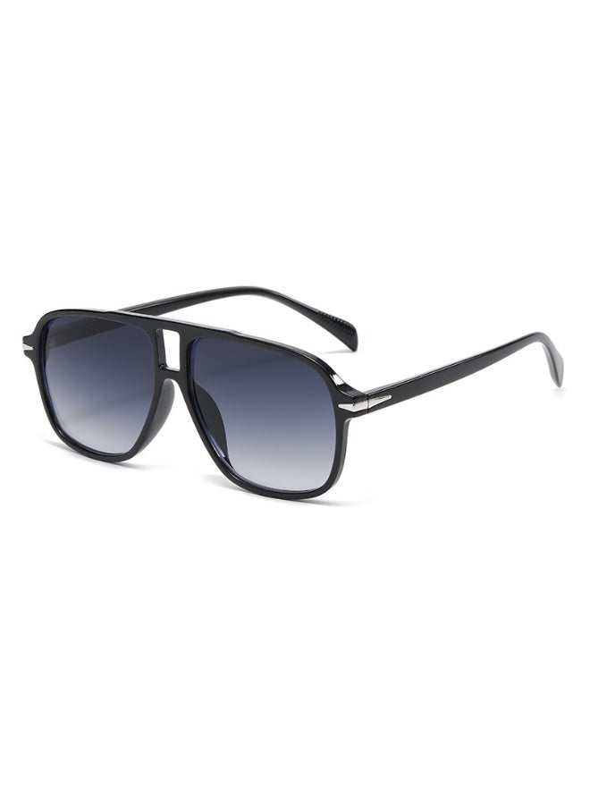 Anna Stylish Double-Bridge UV Protection Pilot Sunglasses - Image 1