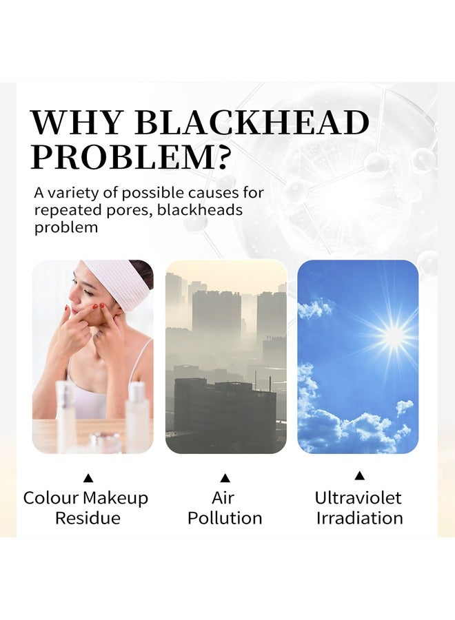 RtopR Gold Blackhead Remover Mask,For All Skin Types,Deep Cleansing Blackheads, Dirts, Pores,Peel off Facial Mask Nose strips 40g - Image 5