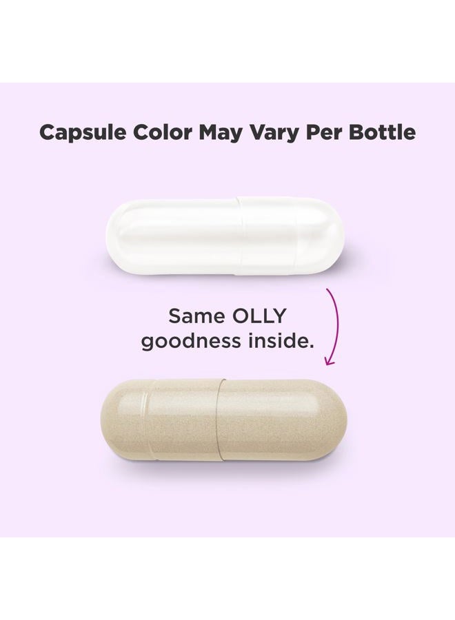 OLLY Happy Hoo-Ha Capsules, Probiotic for Women, Vaginal Health and pH Balance, 10 Billion CFU, Gluten Free - 25 Count - Image 2