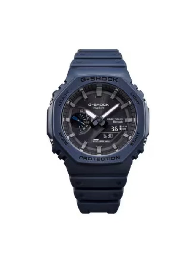 جي شوك ساعة رجالية تناظرية رقمية من الراتنج -- - . مم - Image 4