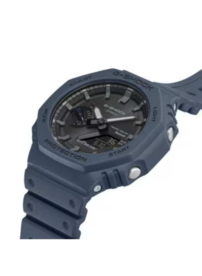 جي شوك ساعة رجالية تناظرية رقمية من الراتنج -- - . مم - Image 3