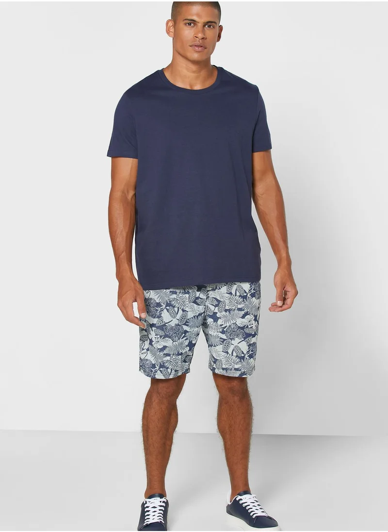 Native Youth Oceanic Print Shorts