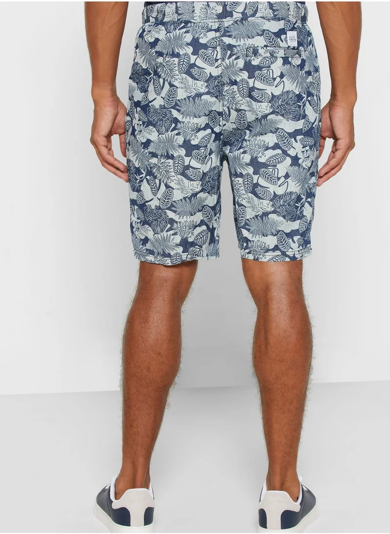 Native Youth Oceanic Print Shorts