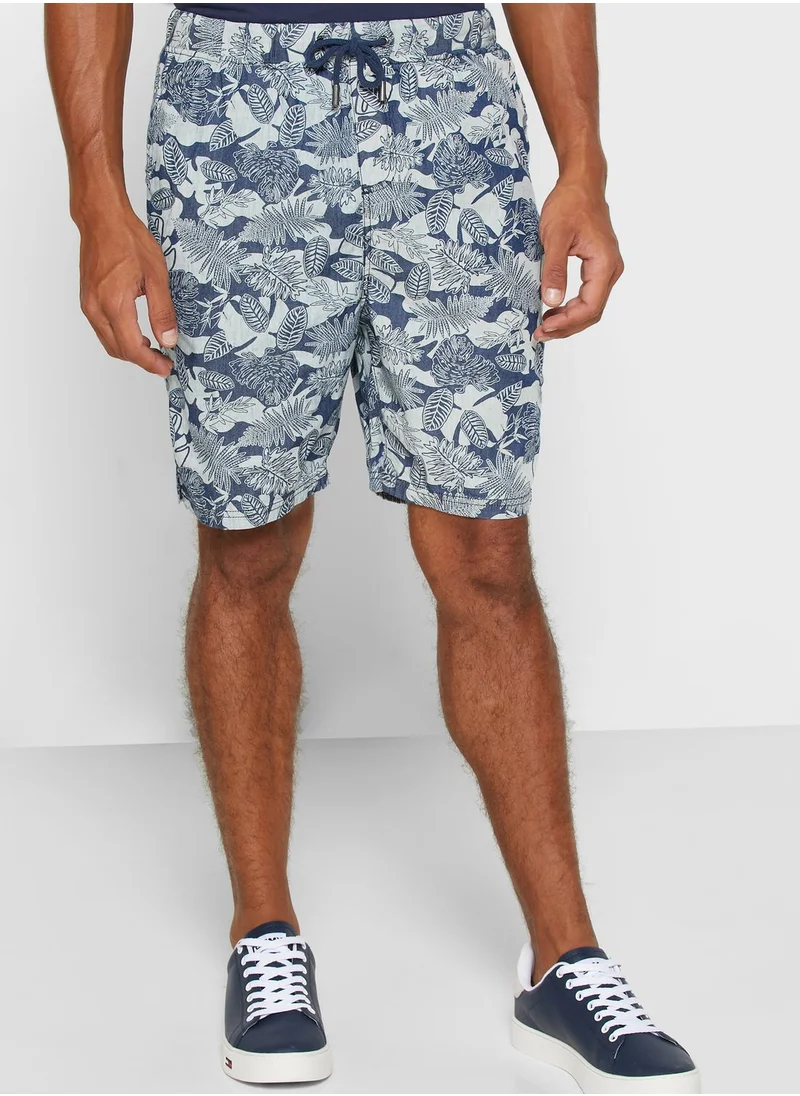 Native Youth Oceanic Print Shorts