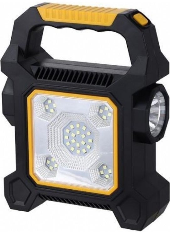 Powermaster JY-258C 3 Stage Rechargeable Multi-Functional Solar Searchlight (Om-17) Yes LED Professional Flashlights White 