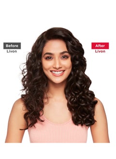 Livon Livon damage protect serum For unisex protection upto 250°C & 2X less hair breakage with heat activated proteins 100ml  - Image 3