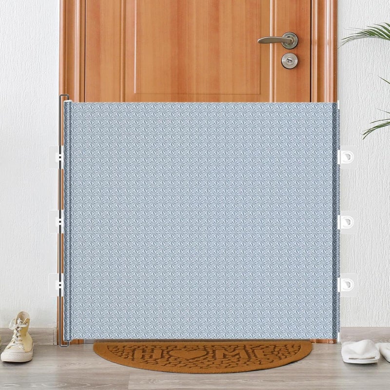 Retractable Dog Gate,Cat Mesh Door | Stairs Mesh Gate | for Indoor Home Staircase Hallway Terrace Porch Kitten Puppy Dogs Cats - Image 3