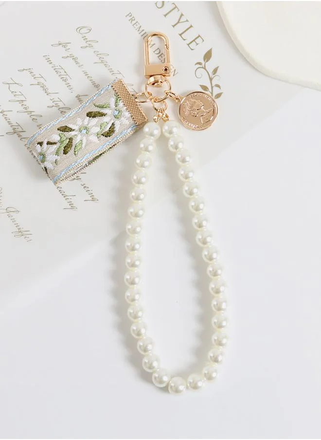 Styli Pearl Beaded Charm Key Chain