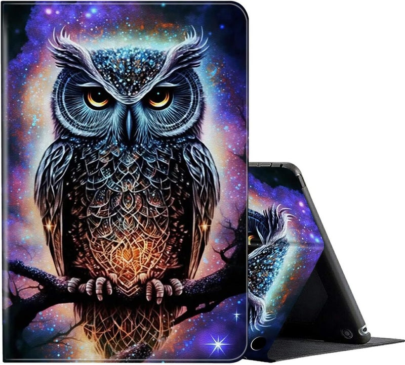 FUYOCWE for Fire HD 10 Case 2021,Fire HD 10 Plus Tablet Case (11th Generation, 2021 Release), Multi-Angle Slim Stand Smart Cover Cases for New Amazon Kindle Fire HD 10 10.1"-Glowing Owl - Image 1