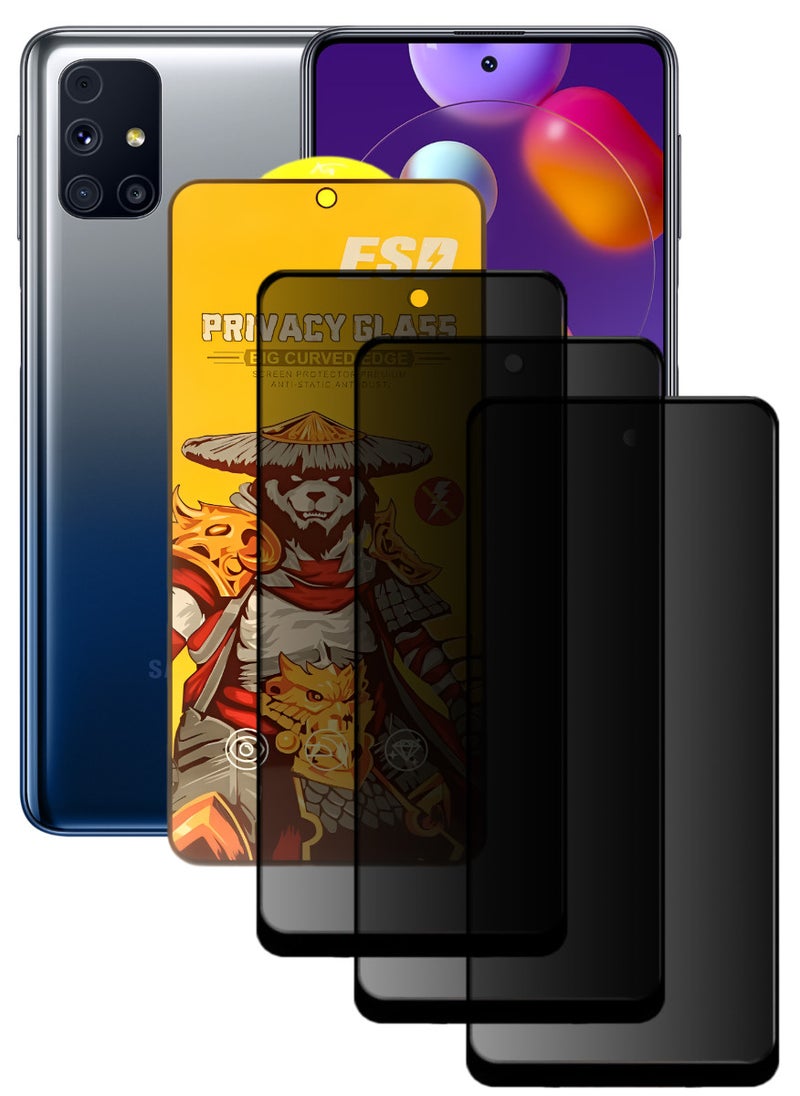 اي اس دي ثلاث قطع، واقي شاشة عالي الجودة لهاتف آسامسونج جالاكسي M31s - Image 1