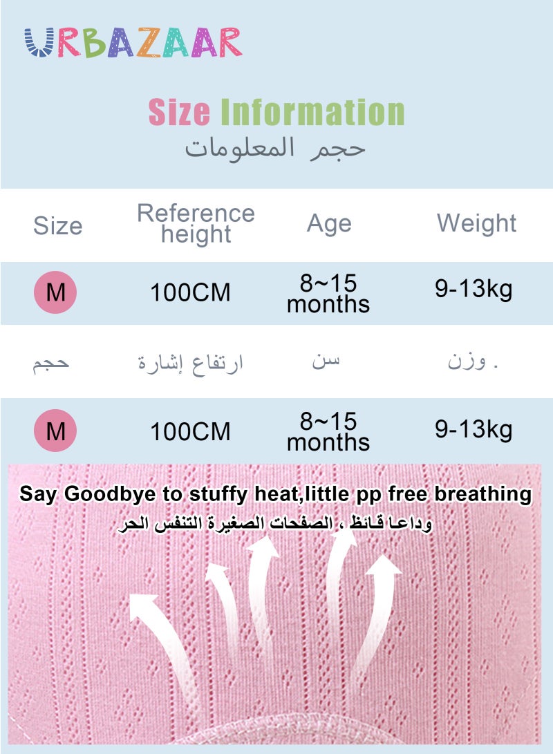 URbazaar Baby Potty Training Underwear for Boys and Girls, 5 Pack Absorbent Training Pants for Toddlers with Printed Reusable Cotton Toilet Training Pants for 8-13kg Kids (2-4 Years) - Image 3