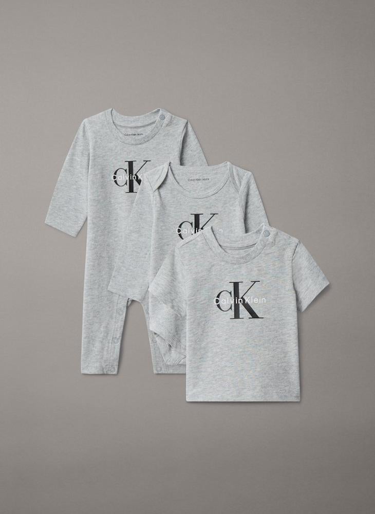 كالفن كلاين جينز حزمة هدايا أساسية بشعار الرضع - Image 1