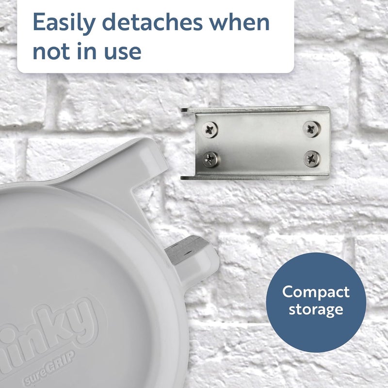 minky Homecare Outdoor Retractable Dual Clothesline - Heavy Duty PVC Coated Line - Energy and Space Saving Removable Laundry Drying Line - 2 x 49 Feet - Image 4