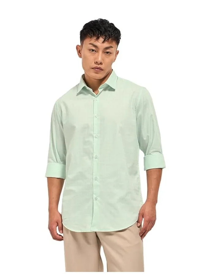THE BEAR HOUSE Men’s Long Sleeve Shirt – Classic, Comfortable and Stylish Essential for Work, Travel or Casual Outings