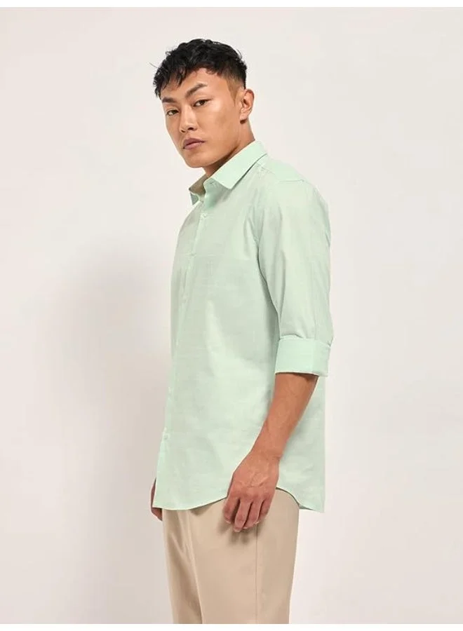 THE BEAR HOUSE Men’s Long Sleeve Shirt – Classic, Comfortable and Stylish Essential for Work, Travel or Casual Outings