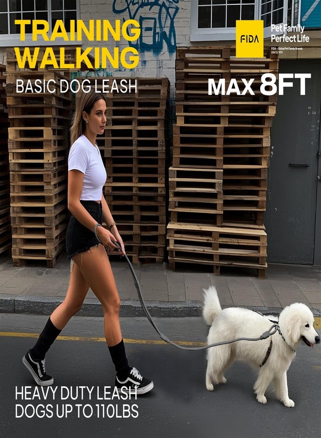 Fida Hands Free Dog Leash for Large Dogs Heavy Duty, Adjustable Crossbody/Waist Leash for Small/Medium/Large Dogs, Waterproof Hands-Free Dog Leashes for Running, Walking & Training(L, Black) - Image 4