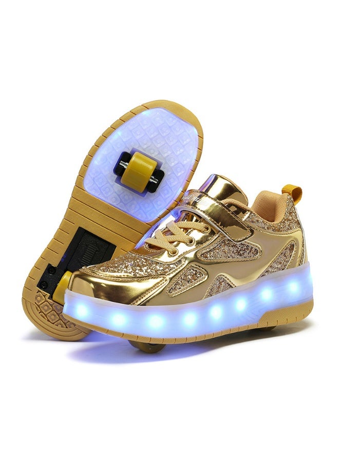 Kids' Roller Shoes - Double-Wheel Glide Sneakers