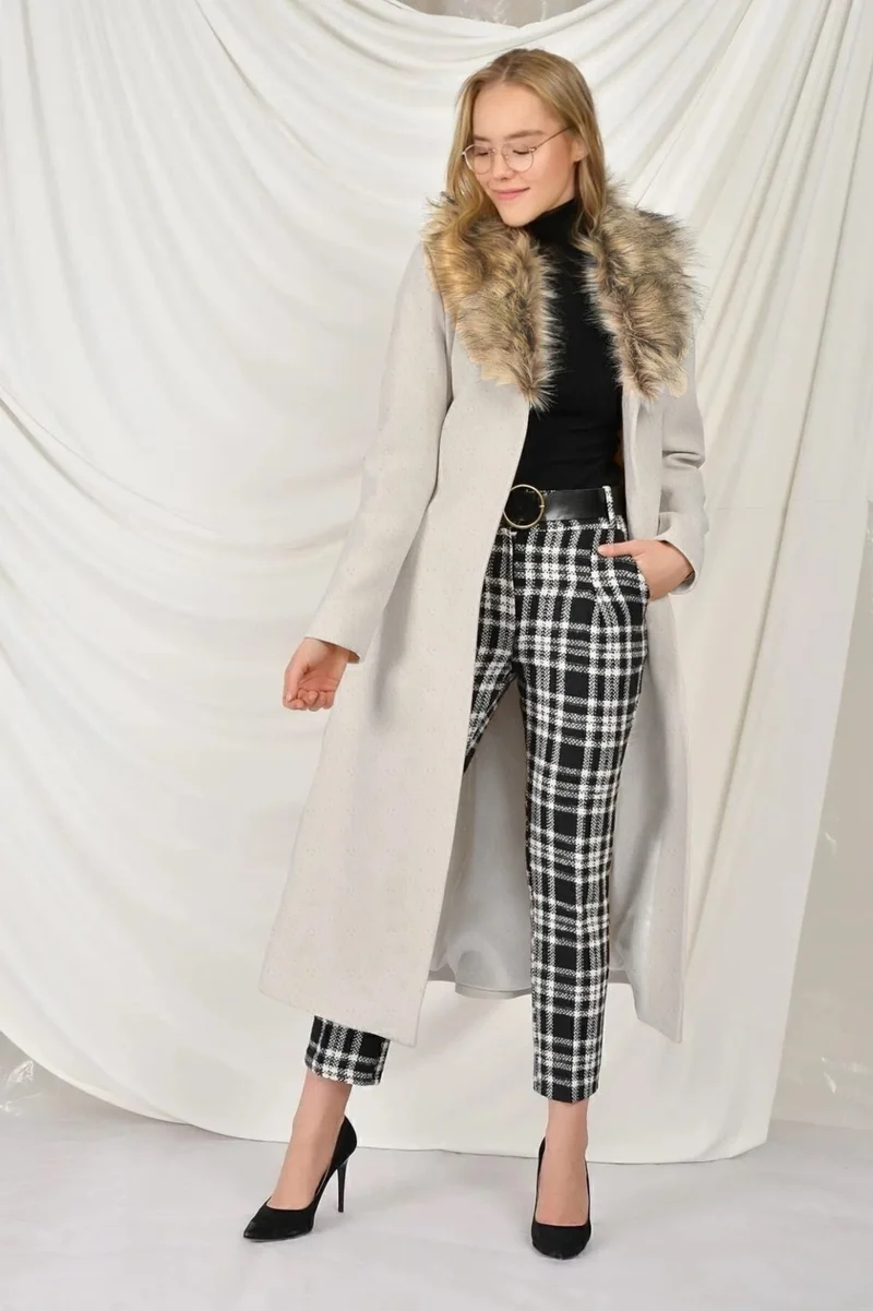 Barbora Full Collar Fur Coat