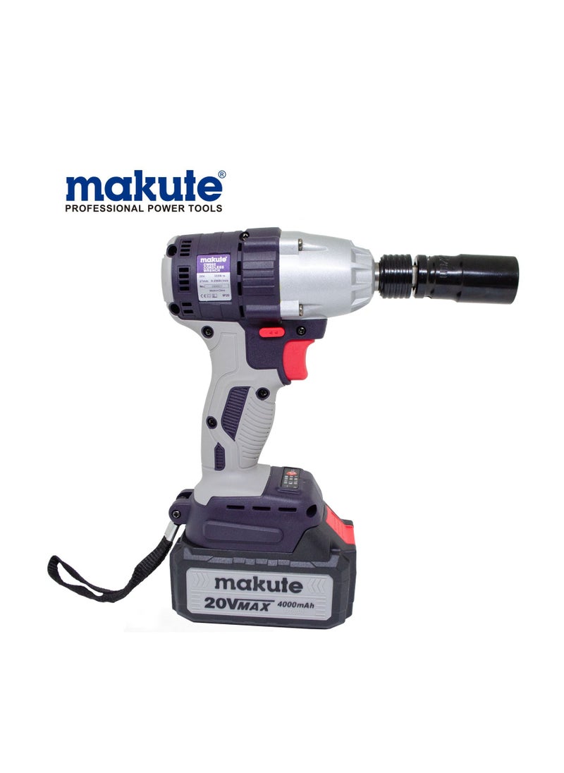 makute 27mm Cordless Impact Wrench With Two Batteries  - Image 2