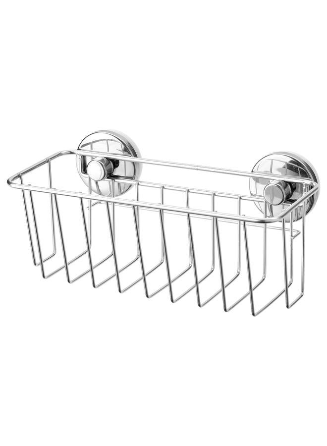 زبون سلة مع كوب شفط، مطلية بالزنك، 24 × 11 سم - Image 1