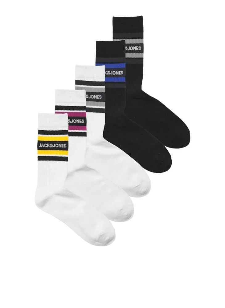جاك وجونز جونيور Youth 5 Pack of Tennis Socks