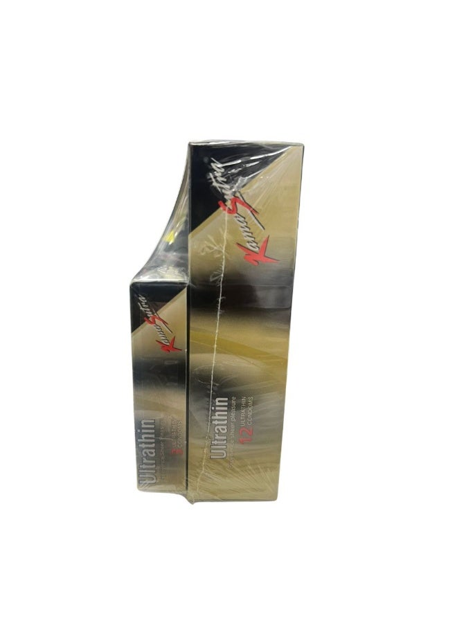 KAMASUTRA ULTRA THIN CONDOM 12+3FREE PACKET - Image 2