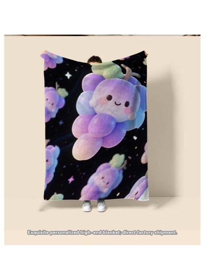 general Children's or student cartoon flannel thin blanket (warm and comfortable, suitable for sleep, games) 100cm*150cm - 779 - Image 3