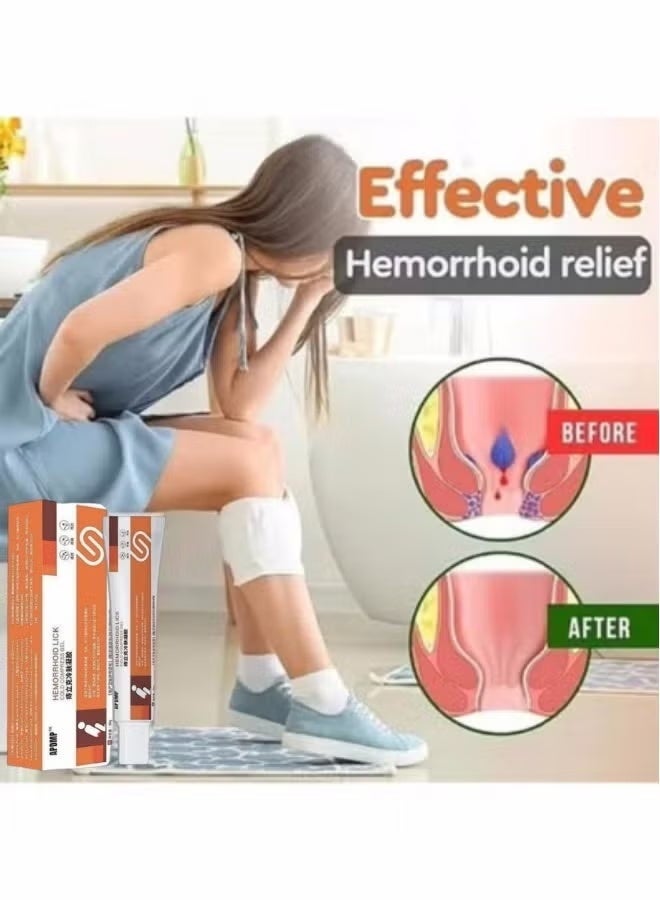 APDMP Hemorrhoid Lick Cold Compress Gel, Cold Skin Gel Hemorrhoid Cream, Fissure Cream, Hemorrhoid Relief Cream, Fast Relief of Hemorrhoids and Anal fissures - Image 2