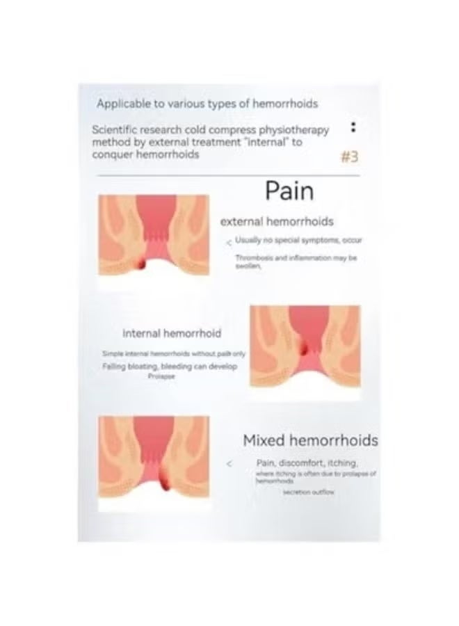 APDMP Hemorrhoid Lick Cold Compress Gel, Cold Skin Gel Hemorrhoid Cream, Fissure Cream, Hemorrhoid Relief Cream, Fast Relief of Hemorrhoids and Anal fissures - Image 3