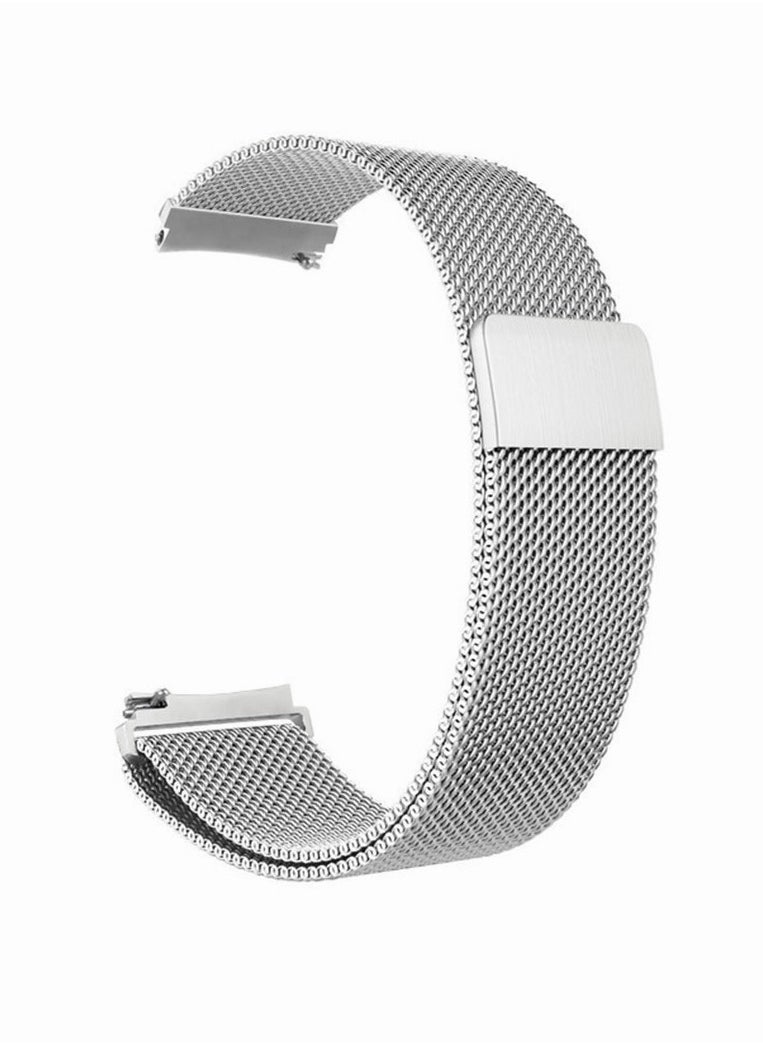 Motim - Stainless Steel Milanese Watch Band Magnetic Loop for Apple watch7/SE/6/5/4/32 and Samsung Watch 4, Metal Mesh Replacement Strap, 20mm - Image 1