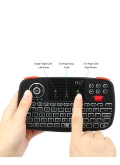 RII Mini BT Keyboard Bluetooth Wireless Keyboard With Touchpad  - Image 3