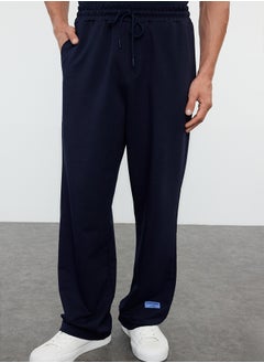 Navy Blue Oversize/Relaxed Fit Elastic Waist Sweatpants with Label TMNSS24EA00006 - pzsku/Z57AA44FDCB4ED7EB26CFZ/45/_/1739718300/617b2001-2b0d-4952-8ff5-9d77c0d15fb2