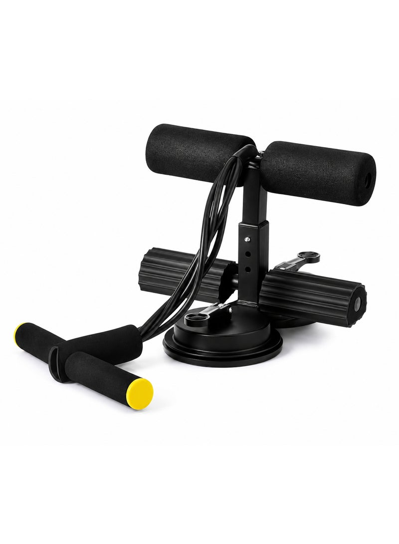 Lifetop Abdominal Accessory Device with Suction Cup & Resistance Bands for Sit-Up Training, Adjustable Foot Holder - Image 1