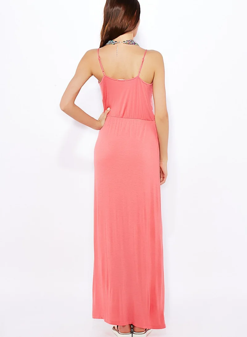 Lumière Timing Side Split Cami Dress