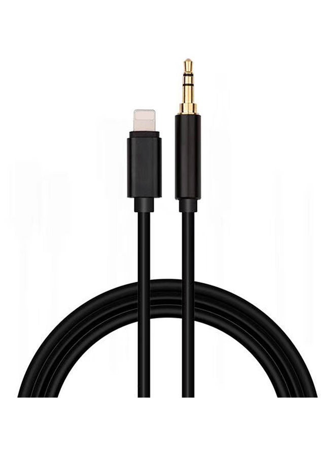 NIBEMINENT Audio Cable Lightning Jack Adapter PAA118 Black