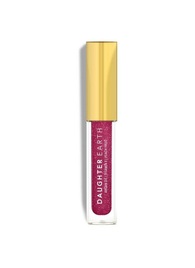DAUGHTER EARTH - Glitter Lip Gloss ; Vitamin E Plant Based Flavoured Lip Coat For Women ; Hydrating & Plump Lips ; Aromatic Super Glossy & Moisturises The Skin With Skin Loving Nutrients ; 2.5 Ml - Image 1