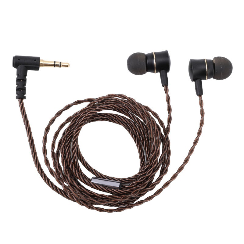 سماعة أذن سلكية IEM بمقبس مطلي بالذهب 3.5 ملم - جودة صوت HiFi - ملاءمة مريحة مع 3 أحجام من أطراف الأذن السيليكون - سماعات أذن سلكية IEM للموسيقيين في المسرح والاستوديو - Image 4