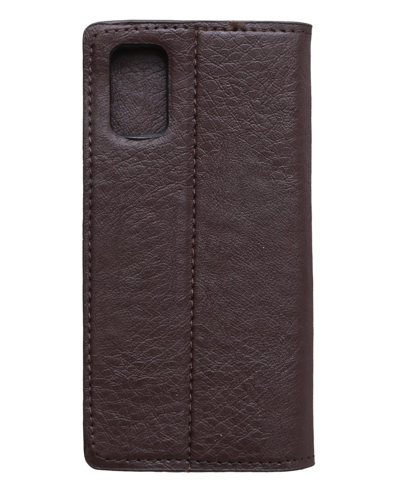 Leather Flip Mobile Phone Case for Samsung Galaxy A31 \ Samsung Galaxy A51 - Brown - Image 3