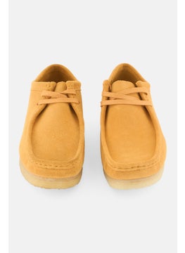 clarks Men Wallabee Lace Up Casual Shoes, Turmeric Yellow  - Image 4