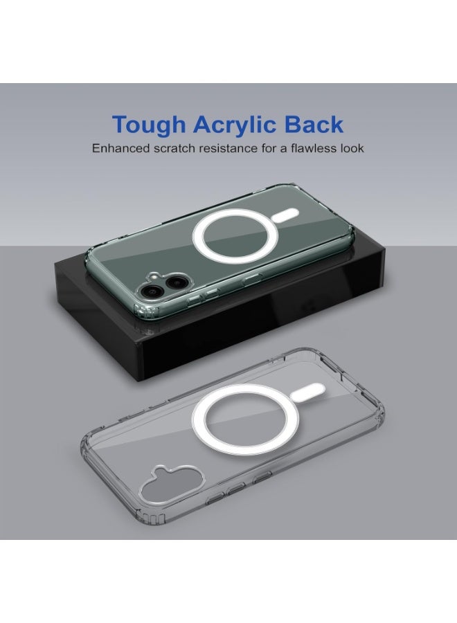 Case for Samsung Galaxy A07 Magnetic Hybrid Clear Case Compatible with Samsung Galaxy A07, Compatible with MagSafe, PC with TPU Hybrid Technology for Galaxy A07 - Image 3