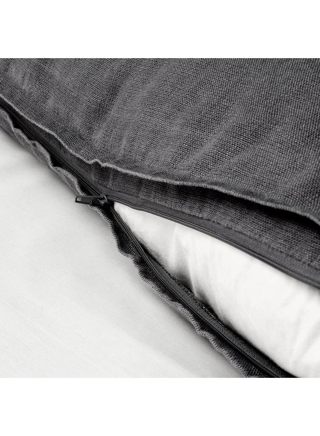 إيروريكس غطاء وسادة، رمادي غامق، 65×65 سم - Image 4