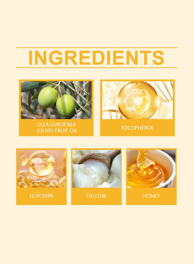 WoodSleep Beef Tallow Honey Balm - Beef Tallow for Skin with Beef Tallow,Beeswax and Honey,Moisturizing, Caring and AntiAging ,Grass Fed Beef Tallow Face Cream (2OZ) - Image 5